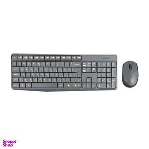 کیبورد و ماوس بی سیم لاجیتک (Logitech) مدل MK235 با حروف فارسی