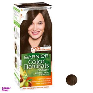 کیت رنگ مو گارنیه (Garnier) شماره 4 رنگ قهوه‌ای حجم 40 میلی‌لیتر
