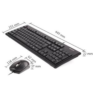 کیبورد و موس ای فورتک KR-8372 USB