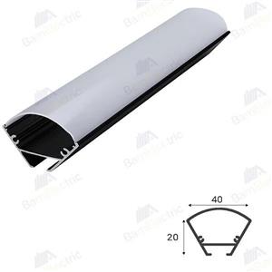 پروفیل لاین نوری کنجی کد 40 رویه 30 میل