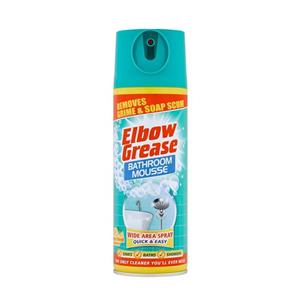 اسپری فوم پاک کننده سرویس بهداشتی و شیرآلات البو گریس Elbow Grease حجم 400 میل