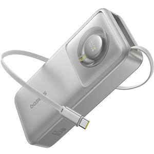 پاوربانک بیسوس مدل 65W NOMOS ظرفیت 20000 هزار میلی آمپر همراه با کابل USB-C