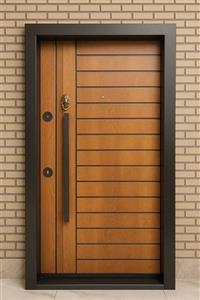 درب ورودی ضدسرقت آپارتمان مدل راپود روکش راش