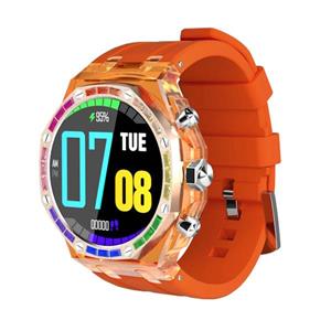 ساعت هوشمند 1.43 اینچی پرودو مدل CRISTALLOAPT با بند سیلیکونی