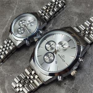 خرید قسطی | ساعت مچی زنانه الگانس طرح سه موتوره  طلایی صفحه سبز L...