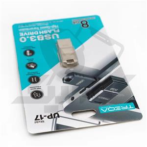 فلش 8 گیگ usb 3.0 برند ترکا treqa up-17