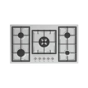 اجاق گاز رومیزی پنج شعله استیل استاندارد RONAK هومان