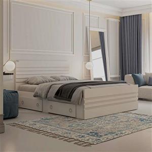 تخت خواب ملامینه دو نفره اعیان مدل FH860 سایز 160x200 سانتی متر