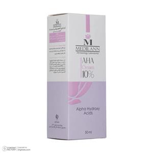 کرم مرطوب کننده مدیلن مدل Alpha Hydroxy Acids حجم 50 میلی لیتر YZG