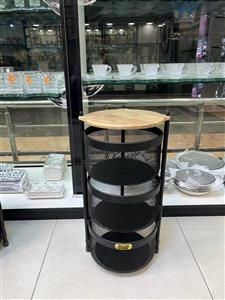 سبد سیب زمینی پیاز ٢و ٣طبقه چوب