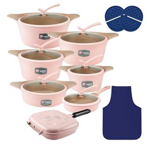 سرویس قابلمه 19 پارچه گرانیت طرح کره ای C ام جی اس