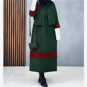کت و سارافون مخمل کبریتی ریز فری سایز 38 تا 50