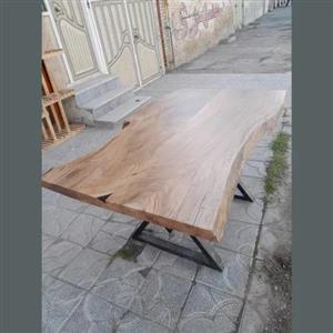 میز ناهار خوری روستیک خزرچوب