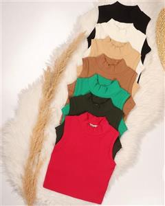 تاپ حلقه ای یقه 5 سانت کراپ