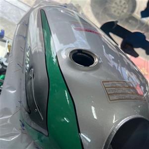 باک کاربرات موتور هندا رنگ نقره ای 