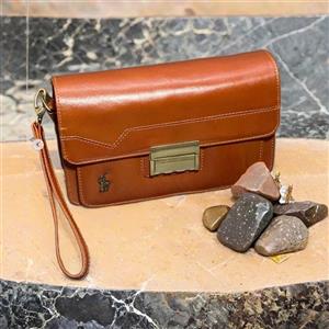 کیف پاسپورتی چرمی قفل 3 رمز polo