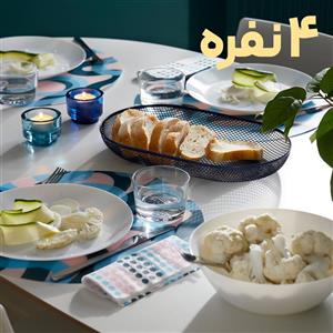 سرویس ۱۸ پارچه آرکوپال ایکیا مدل OFTAST (چهار نفره)