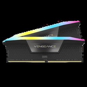 حافظه رم دسکتاپ کورسیر اکبند مدل CORSAIR VENGEANCE RGB 32GB DDR5 5600Mhz Dual CL40
