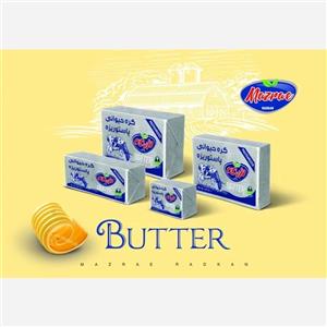 کره حیوانی پاستوریزه مزرعه 250 گرمی 18 عددی(پس کرایه)