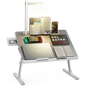 میز تحریر و لپ‌تاپ تا 17 اینچ دارای چراغ LED سایجی k8 تاشو و قابل حمل