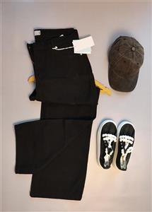 شلوار لی بگ مشکی زنانه کد 4030126