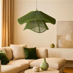 لوستر لاله رافیا مکرومه بوهو