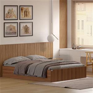 تخت خواب ملامینه دو نفره اعیان مدل FH943 سایز 160x200 سانتی متر
