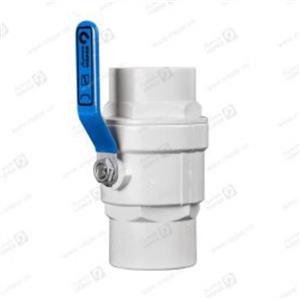شیر توپی upvc مهره ماسوره ای دو سر دنده ویسپار سایز 32
