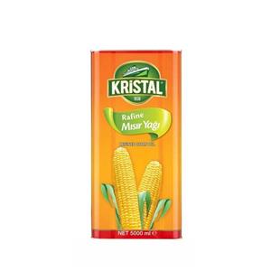روغن ذرت تصفیه شده سرخ کردنی کریستال اورجینال ترکیه ای 5 لیتری Kristal Refined Corn Oil