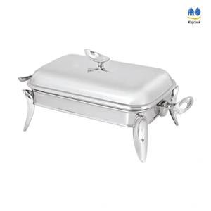 سوفله خوری پرتی سایز بزرگ - مدل فلیم - سیلور