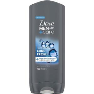 شامپو داو dove مناسب سر صورت و بدن سری MEN Care مدل COOL FRESH حجم ۴۰۰میل