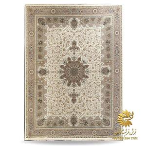 فرش کرم جدید 1500 شانه طرح شروین
