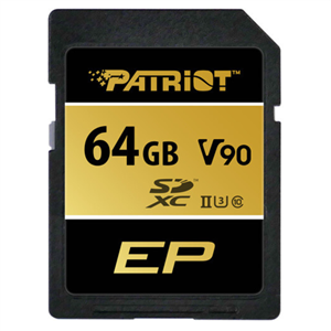 کارت حافظه Patriot V90 SDXC UHS-II U3 Class 10 SD Card 64GB