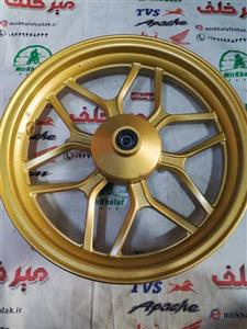 رینگ چرخ جلو موتور agv و adv زرد طلایی درجه 1