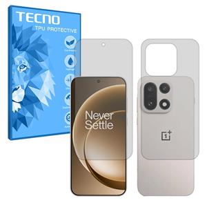 گلس صفحه نمایش و پشت گوشی وان پلاس 15 مدل هیدروژلی مات برند تکنو کد SS