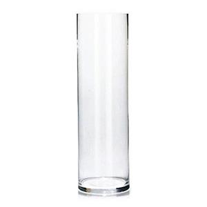 گلدان دکوری مدل شیشه ای استوانه ای کد 1230