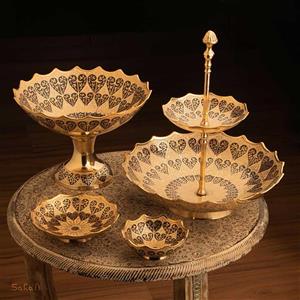 ست پذیرایی برنجی میناکاری کد 464