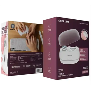 ناخن گیر و سوهان برقی گرین لاین مدل Green Lion 2 In 1 Nail Clipper and Polisher
