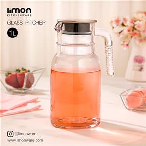 پارچ ۱ لیتر درب استیل لیمون کد 2349