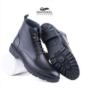 نیم بوت مردانه چرم کد 7026011