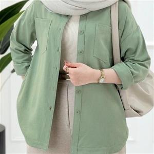 مانتو کتان ساده