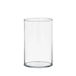 گلدان دکوری شیشه ای استوانه ای کد 1215