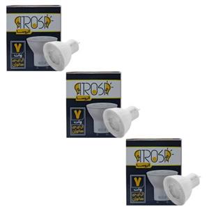 پک سه عددی لامپ هالوژنی سوزنی 7 وات