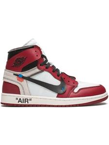 نایک ایر جردن 1 ساقدار آف وایت زرشکی Nike jordan 1 off white crimson
