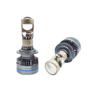 لامپ هدلایت خودرو لنز دار مدل L3 پایه H4 بسته دو عددی