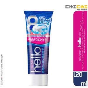 خمیر دندان کامل hello FRESH مدل pro-expert