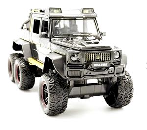 اسباب بازی ماشین فلزی بنز باراباس شیش چرخ