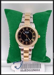 ساعت زنانه omax اوماکس مدل JED022N002 بند فلزی دور نگین دار رنگ ثابت کیفیت عالی کد 1922301