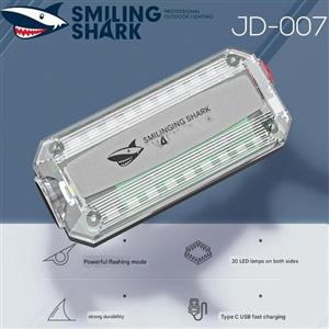 چراغ خطر و چراغ پلیسی اسمایلینگ‌شارک Smiling Shark JD007  با نور قرمز و آبی