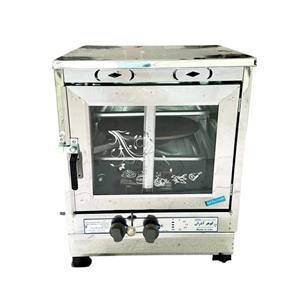 تنور گازی گوهر آذران مدل دو شعله دو سینی درب پنجره ای